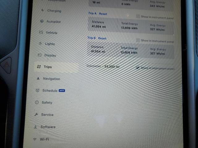 5YJSA1E24JF274309 - 2018 TESLA MODEL S BLUE photo 9