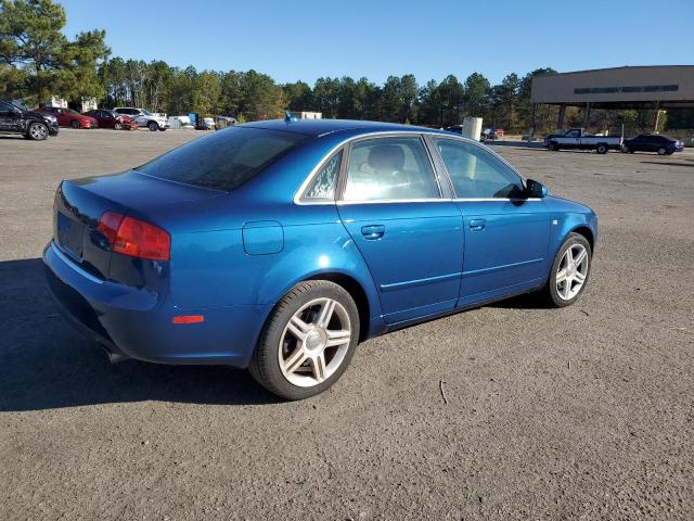 WAUAF78E87A114244 - 2007 AUDI A4 2 BLUE photo 3