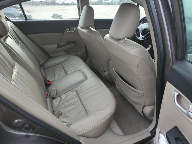 19XFB2F91CE305119 - 2012 HONDA CIVIC EXL ყავისფერი ფოტო 10
