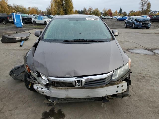 19XFB2F91CE305119 - 2012 HONDA CIVIC EXL ყავისფერი ფოტო 5