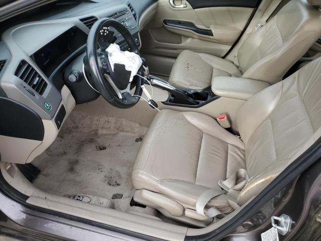 19XFB2F91CE305119 - 2012 HONDA CIVIC EXL ყავისფერი ფოტო 7