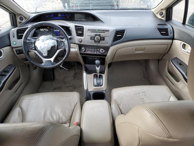 19XFB2F91CE305119 - 2012 HONDA CIVIC EXL ყავისფერი ფოტო 8