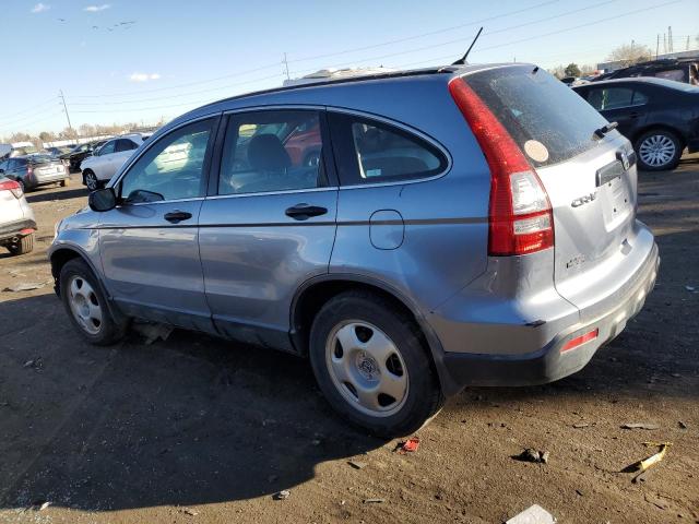 JHLRE483X7C021545 - 2007 HONDA CR-V LX BLUE photo 2