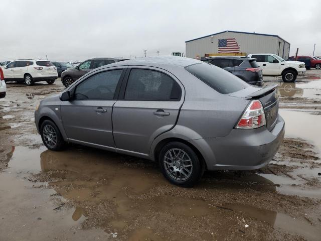 KL1TD56688B067396 - 2008 CHEVROLET AVEO BASE GRAY photo 2