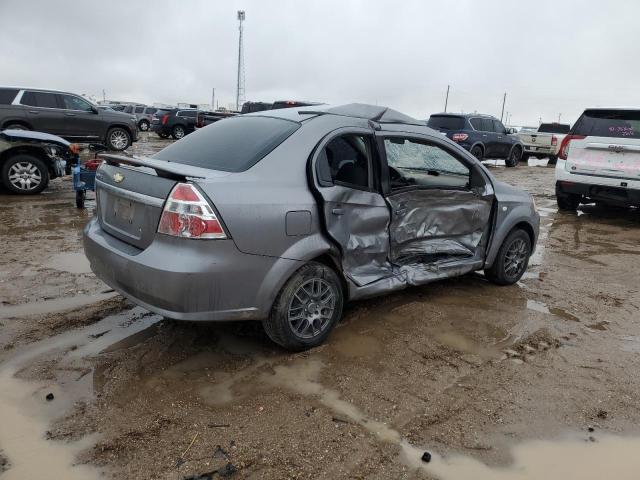 KL1TD56688B067396 - 2008 CHEVROLET AVEO BASE GRAY photo 3