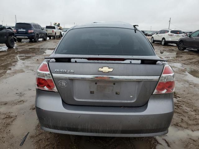 KL1TD56688B067396 - 2008 CHEVROLET AVEO BASE GRAY photo 6