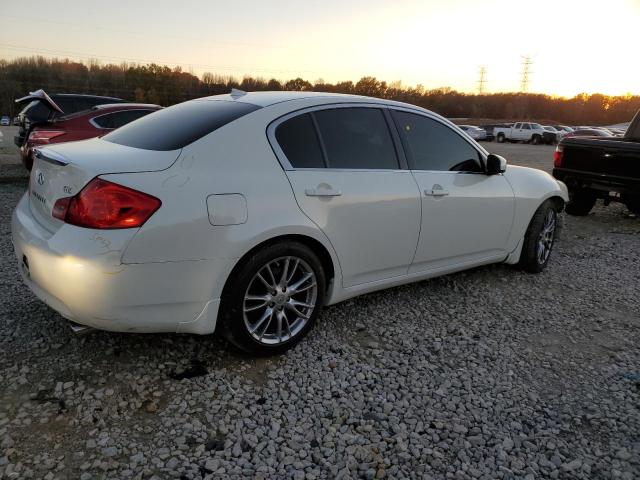 JNKBV61E37M726489 - 2007 INFINITI G35 WHITE photo 3