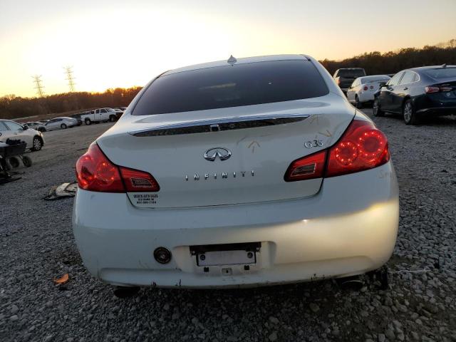 JNKBV61E37M726489 - 2007 INFINITI G35 WHITE photo 6