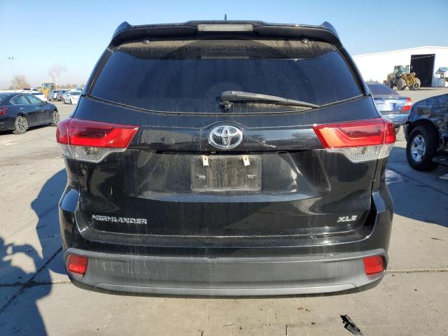 5TDKZRFH6HS520812 - 2017 TOYOTA HIGHLANDER SE BLACK photo 6