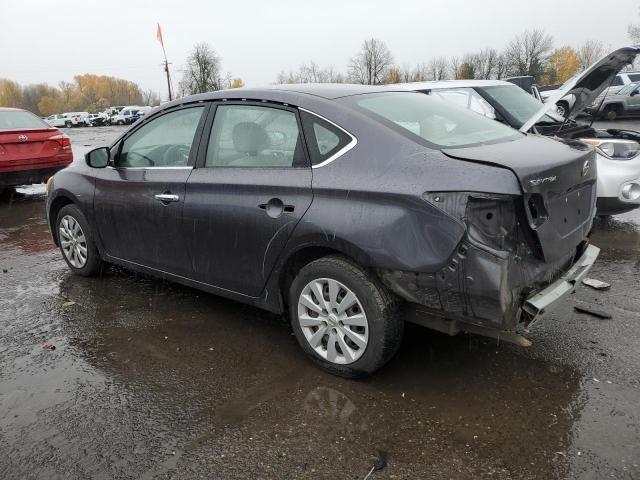 3N1AB7AP6EY261197 - 2014 NISSAN SENTRA S GRAY photo 2