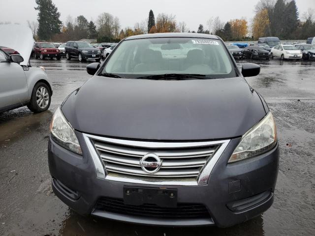 3N1AB7AP6EY261197 - 2014 NISSAN SENTRA S GRAY photo 5