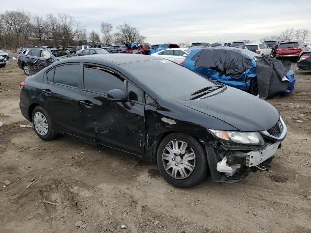 19XFB2F55DE294124 - 2013 HONDA CIVIC LX BLACK photo 4