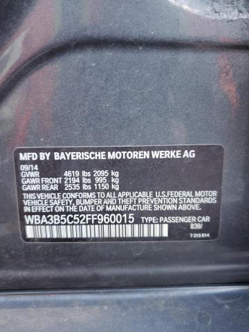 WBA3B5C52FF960015 - 2015 BMW 328 XI SULEV GRAY photo 13