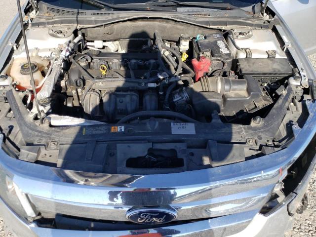 3FAHP0JA6CR336591 - 2012 FORD FUSION SEL SILVER photo 11