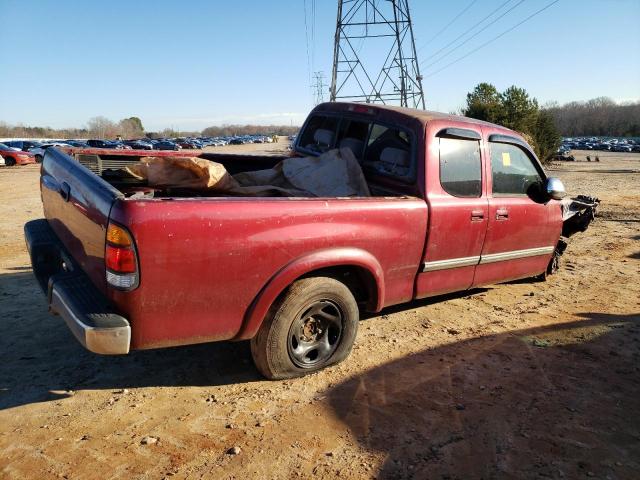 5TBRT3415YS028669 - 2000 TOYOTA TUNDRA ACCESS CAB RED photo 3