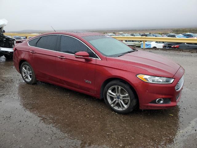 3FA6P0SU1GR384540 - 2016 FORD FUSION TITANIUM PHEV BURGUNDY photo 4