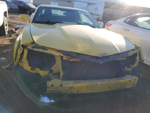 2G1FA1E34D9243704 - 2013 CHEVROLET CAMARO LS YELLOW photo 5