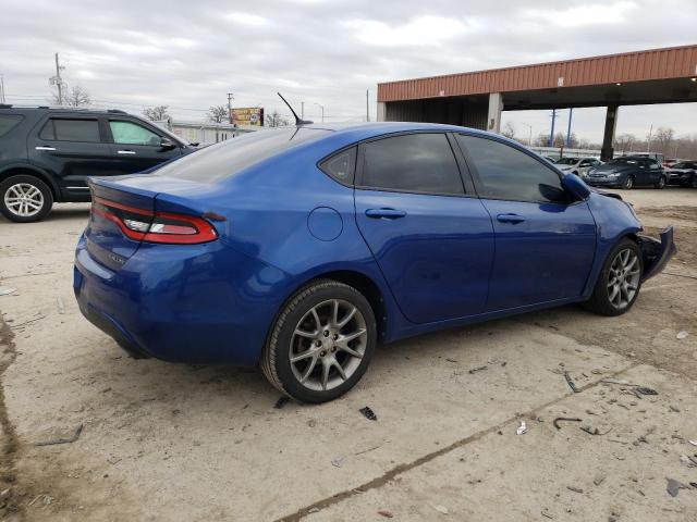 1C3CDFBA4DD181729 - 2013 DODGE DART SXT BLUE photo 3