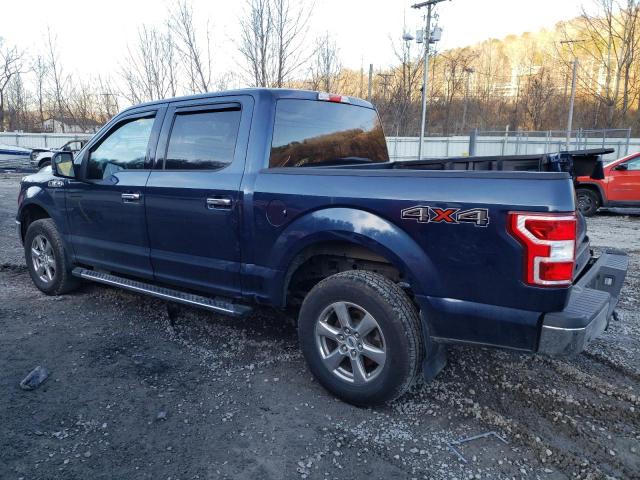 1FTEW1E51KFB14426 - 2019 FORD F150 SUPERCREW BLUE photo 2