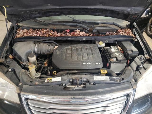 2C4RC1CG2DR694103 - 2013 CHRYSLER TOWN & COU TOURING L BLACK photo 12