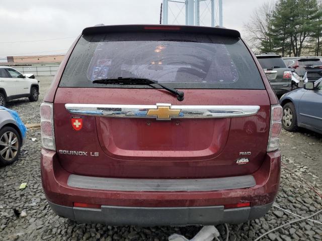 2CNDL23F076094902 - 2007 CHEVROLET EQUINOX LS BURGUNDY photo 6