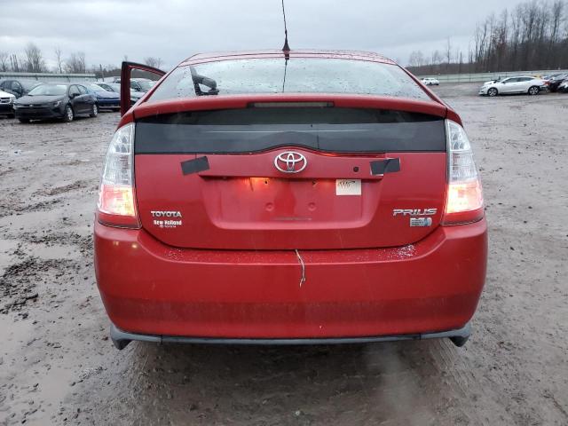 JTDKB20U977561087 - 2007 TOYOTA PRIUS RED photo 6