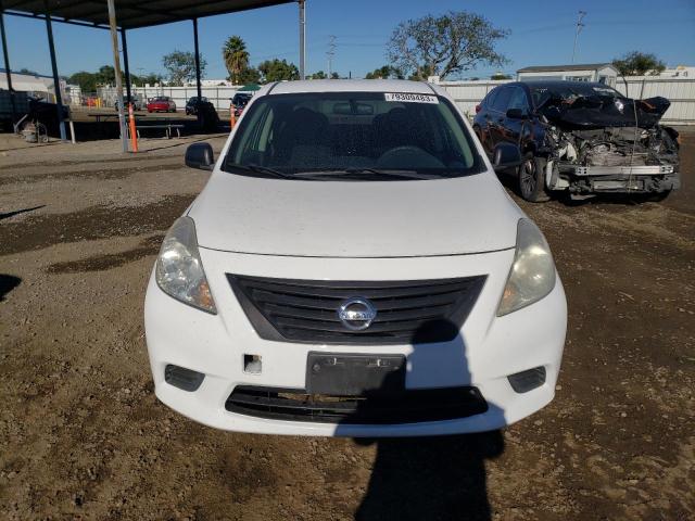 3N1CN7AP8EL860552 - 2014 NISSAN VERSA S WHITE photo 5