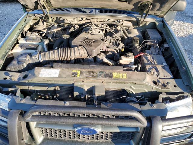 1FMZU77K84UA97423 - 2004 FORD EXPLORER S GREEN photo 11