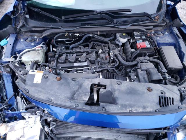 2HGFC3B35JH356162 - 2018 HONDA CIVIC EX BLUE photo 11