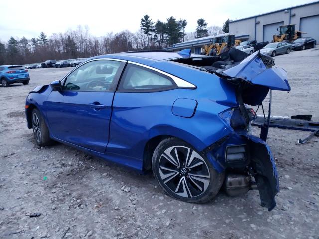 2HGFC3B35JH356162 - 2018 HONDA CIVIC EX BLUE photo 2