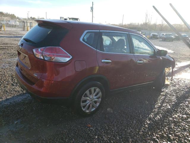 KNMAT2MV6FP513377 - 2015 NISSAN ROGUE S RED photo 3
