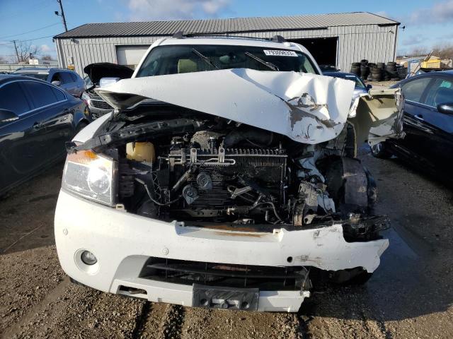 5N1BA08C89N606551 - 2009 NISSAN ARMADA SE WHITE photo 5