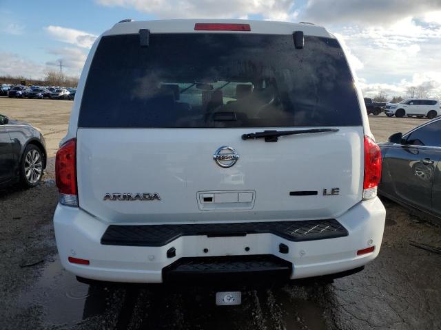 5N1BA08C89N606551 - 2009 NISSAN ARMADA SE WHITE photo 6