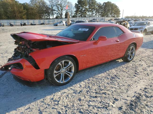 2C3CDZBT6NH108207 - 2022 DODGE CHALLENGER R/T RED photo 1