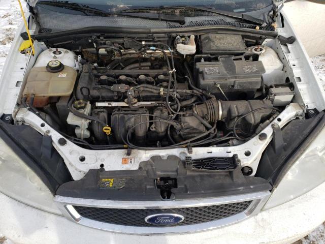 1FAFP34N47W354209 - 2007 FORD FOCUS ZX4 WHITE photo 11