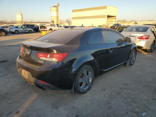 KNAFU6A20A5155411 - 2010 KIA FORTE EX BLACK photo 3