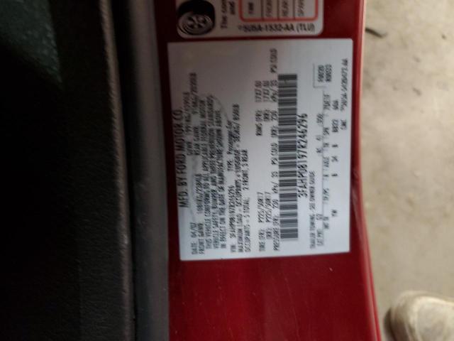 3FAHP08197R246296 - 2007 FORD FUSION SEL RED photo 12