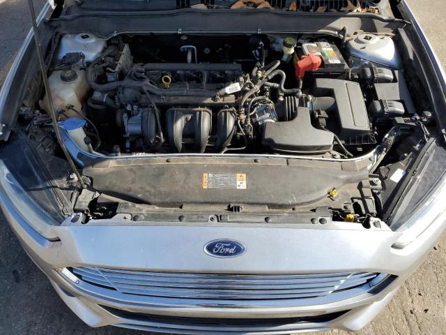 1FA6P0G79F5110233 - 2015 FORD FUSION S SILVER photo 11