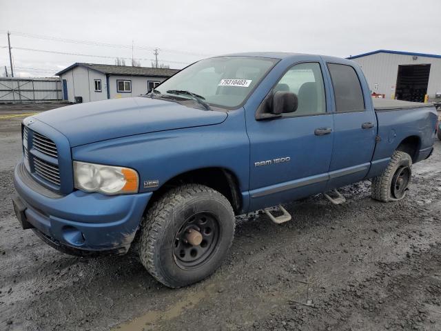 1D7HU18D54S695130 - 2004 DODGE RAM 1500 ST BLUE photo 1