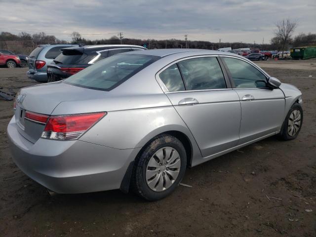 1HGCP2F31CA187478 - 2012 HONDA ACCORD LX SILVER photo 3