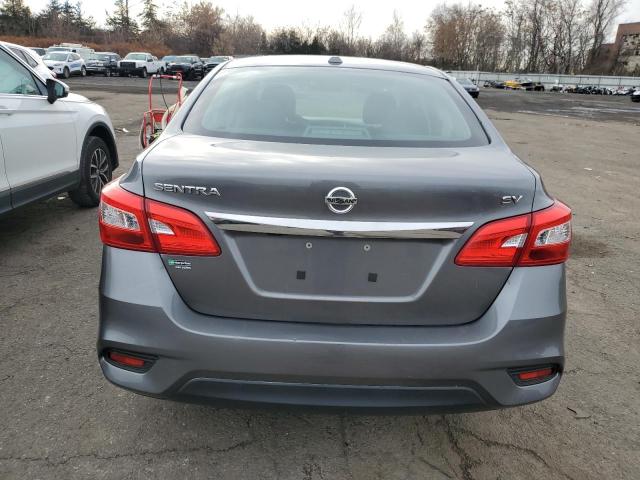 3N1AB7AP6KY381383 - 2019 NISSAN SENTRA S GRAY photo 6