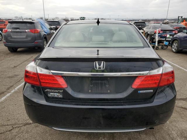 1HGCR6F32EA002049 - 2014 HONDA ACCORD HYBRID BLACK photo 6