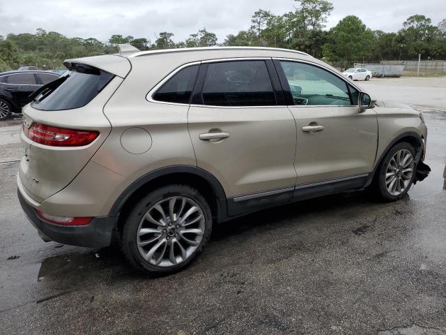 5LMCJ3C91HUL70330 - 2017 LINCOLN MKC RESERVE ოქროსფერი ფოტო 3