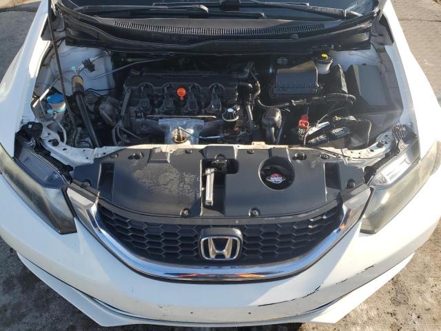 19XFB2F59FE039110 - 2015 HONDA CIVIC LX WHITE photo 11