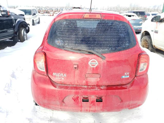 3N1CK3CP3FL231328 - 2015 NISSAN MICRA RED photo 6