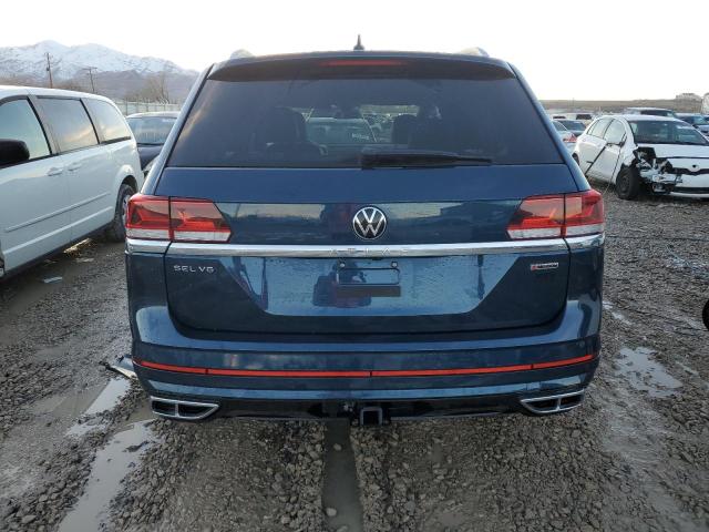 1V2FR2CA4NC518231 - 2022 VOLKSWAGEN ATLAS SEL PREMIUM R-LINE BLUE photo 6