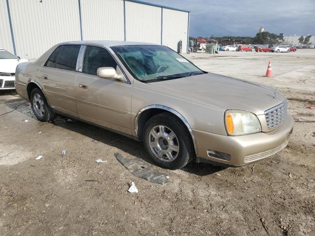 1G6KD57Y75U201211 - 2005 CADILLAC DEVILLE GOLD photo 4