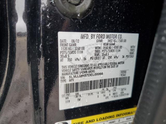 5LMJJ2H57DEL00066 - 2013 LINCOLN NAVIGATOR შავი ფოტო 14