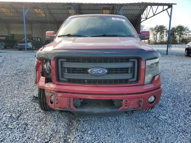 1FTFW1EF3EKD13194 - 2014 FORD F150 SUPERCREW BURGUNDY photo 5