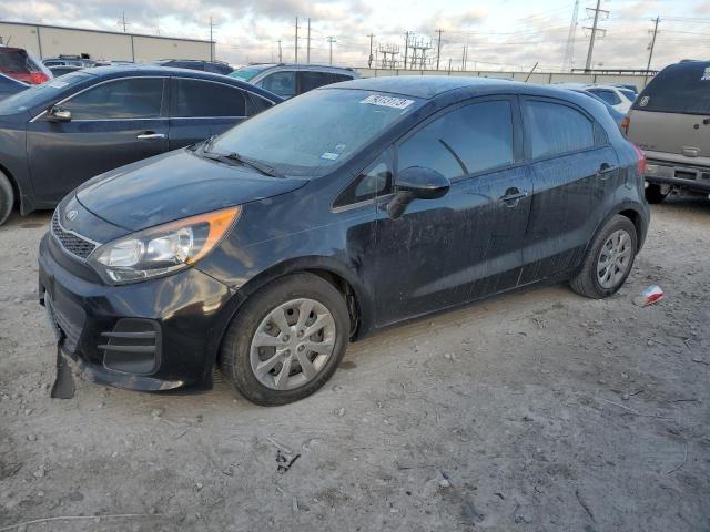 KNADN5A38G6686205 - 2016 KIA RIO EX BLACK photo 1